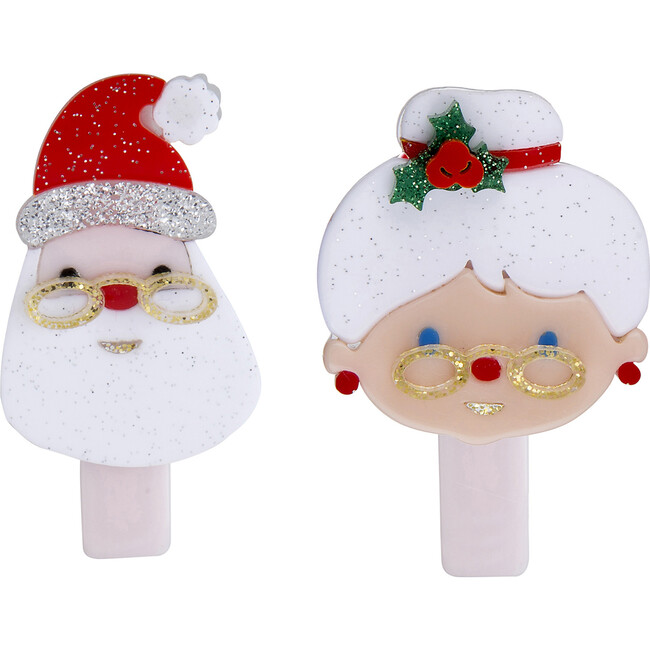 Santa Claus + Mrs. Claus Hair Clips