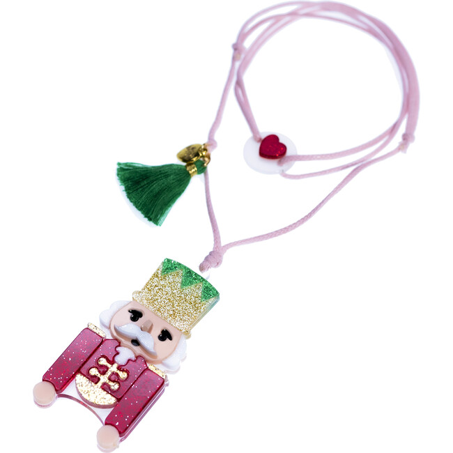 Nutcracker Glitter Red Necklace