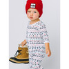 The Organic Zipper Footie, Ski Club - Footie Pajamas - 3