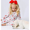 The Organic Long Sleeve Pajama Set, Santa I Want a Puppy - Pajamas - 3