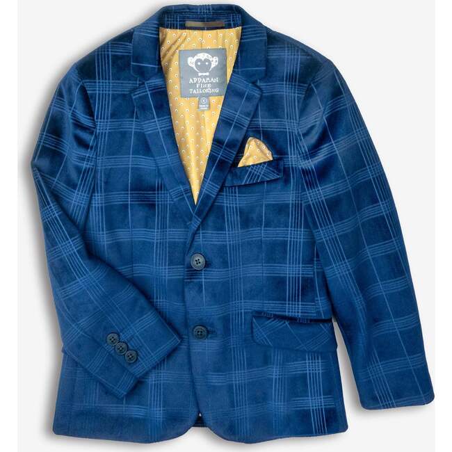 Suit Blazer, Blue Velvet Windows