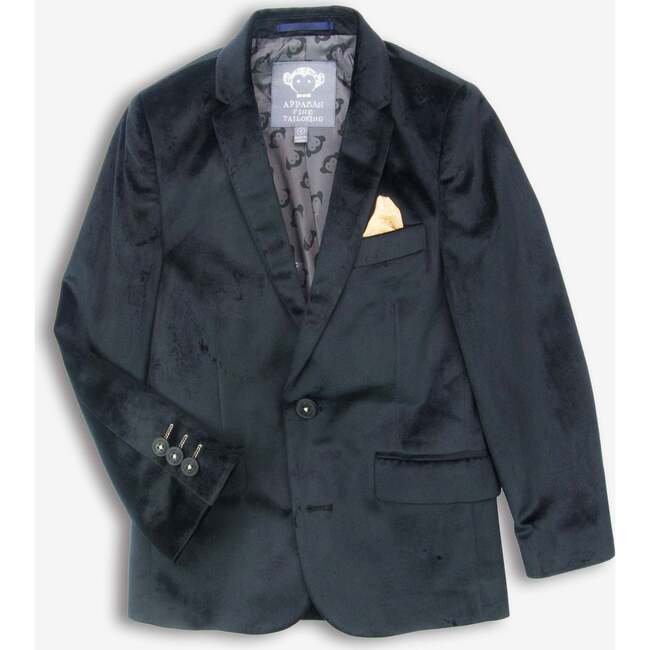 Suit Blazer, Black Velvet