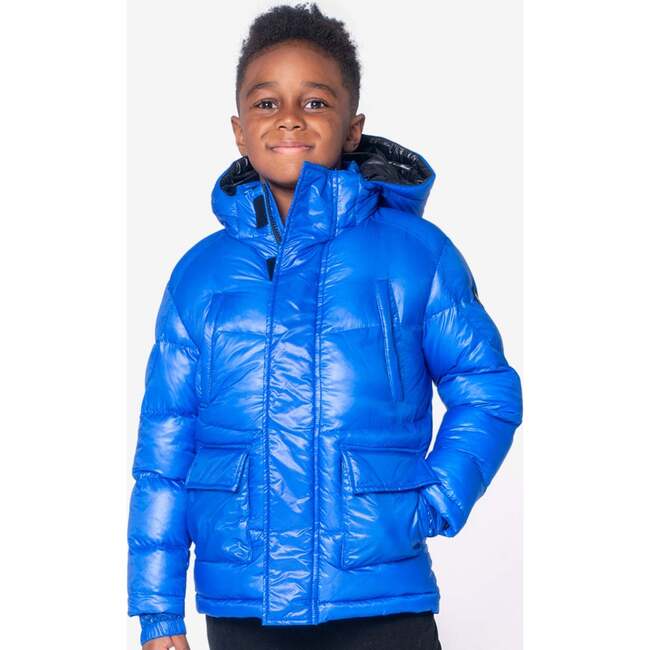 Summit Puffer Coat, Reflex Blue - Jackets - 2