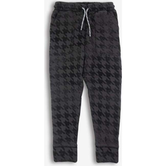 Rest Day Sweats, Black Houndstooth