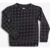 Revel Crewneck, Black Houndstooth - Sweatshirts - 1 - thumbnail