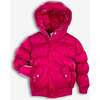 Puffy Coat, Deep Pink - Jackets - 1 - thumbnail