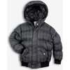 Puffy Coat, Houndstooth - Jackets - 1 - thumbnail