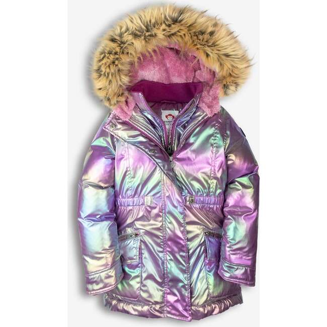 Middie Puffer Coat, Code Pink