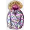 Middie Puffer Coat, Code Pink - Jackets - 1 - thumbnail