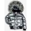 Kyla Puffer Coat, Gunmetal - Jackets - 1 - thumbnail