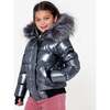 Kyla Puffer Coat, Gunmetal - Jackets - 2