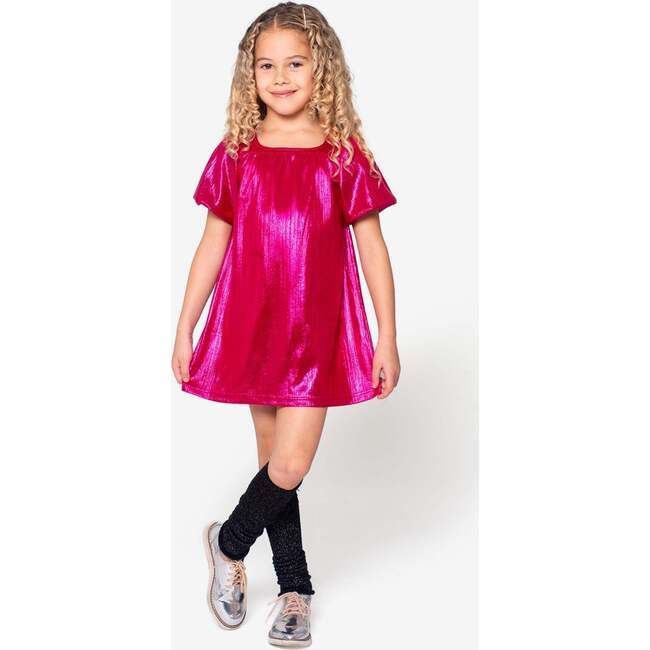 Emma Dress, Fuchsia - Dresses - 2