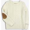 Fisherman Sweater, Winter White - Sweaters - 1 - thumbnail