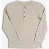 Allday Henley, Taupe - Shirts - 1 - thumbnail