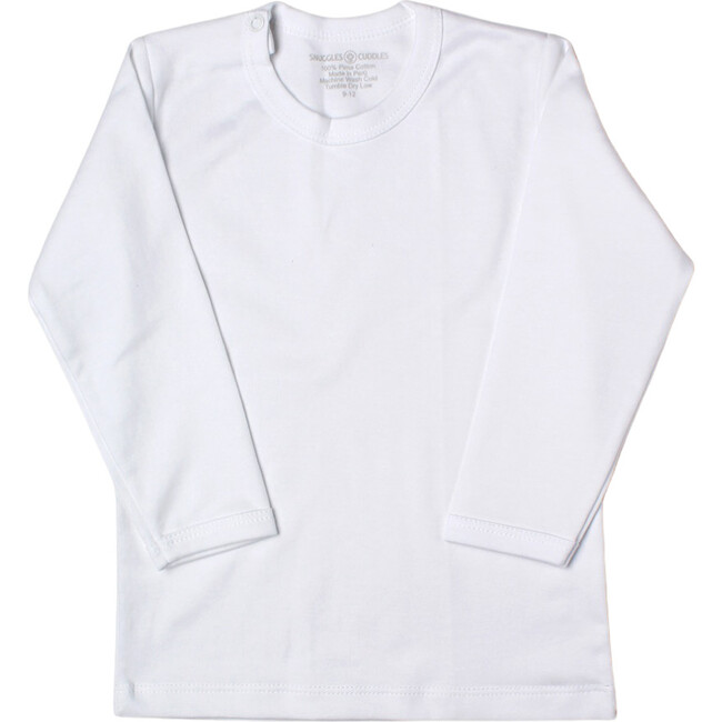 White Long Sleeve Shirt - T-Shirts - 1