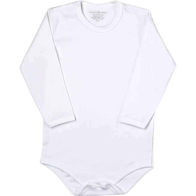 White Long Sleeve Bodysuit