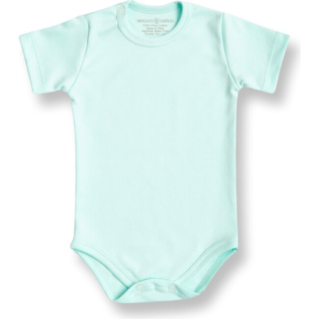 Mint Short  Sleeve Bodysuit