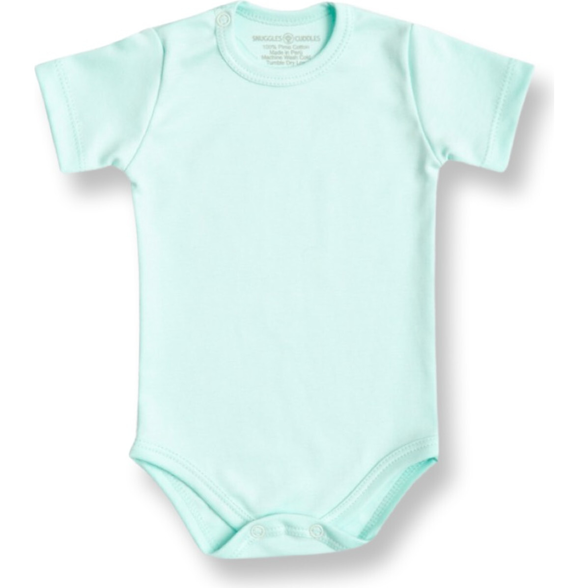 Mint Short  Sleeve Bodysuit - Onesies - 1