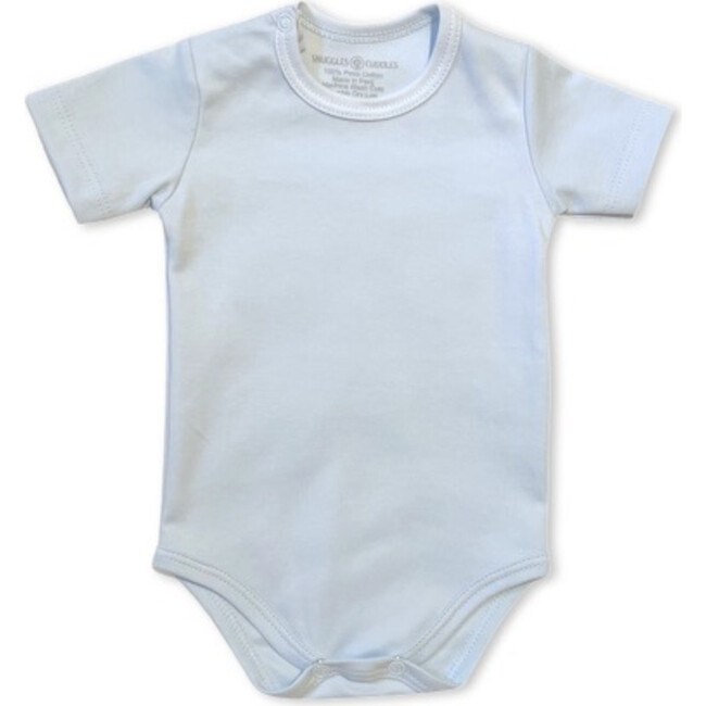 Blue Short Sleeve Bodysuit - Onesies - 1