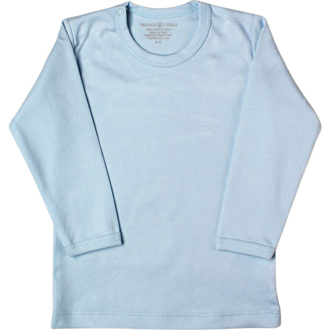 Blue Long Sleeve Shirt - T-Shirts - 1