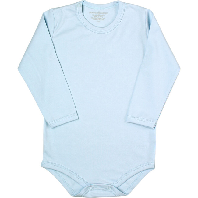 Blue Long Sleeve Bodysuit