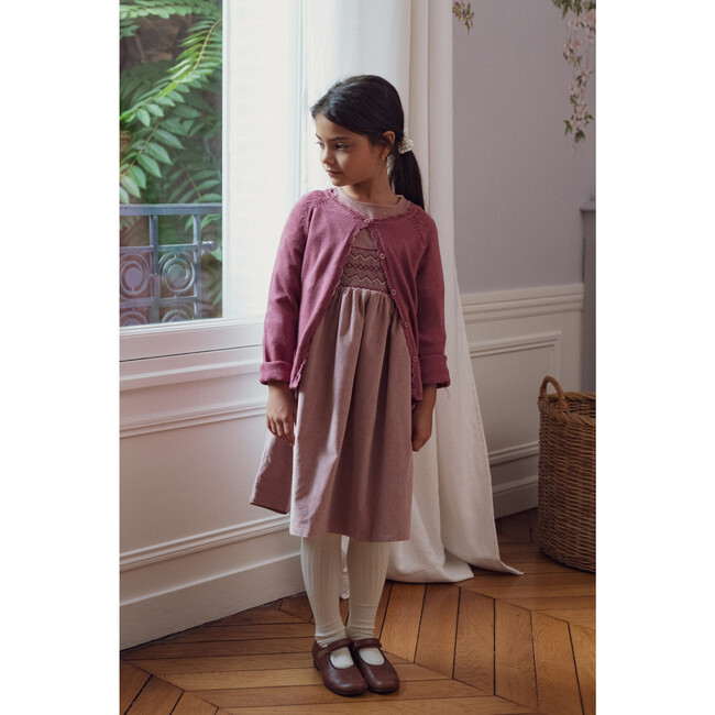 Josephine Hand Smocked Dress, Pink - Dresses - 4