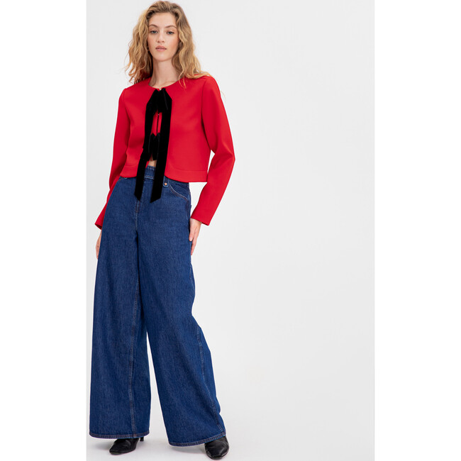 Women's Viola Jacket, Spiced Red - Jackets - 2