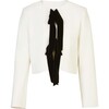 Women's Viola Jacket, Cream - Jackets - 1 - thumbnail