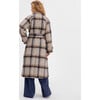 Women's Randi Coat, Navy/Tortoise Multi - Coats - 4