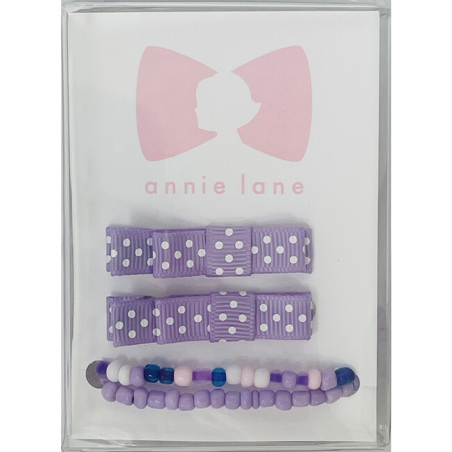 Bracelet & Bows Box Set, Purple