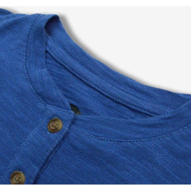 Allday Henley, Classic Blue - Sweaters - 2