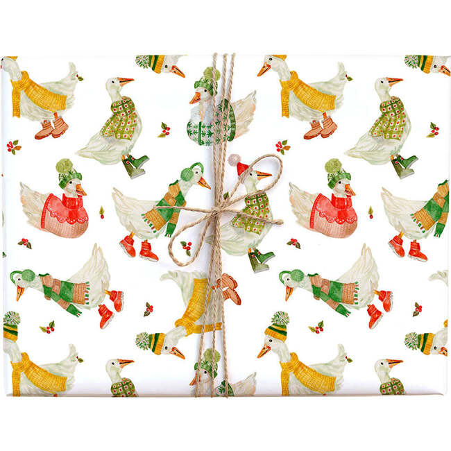 Holiday Geese Gift Wrap - Paper Goods - 1