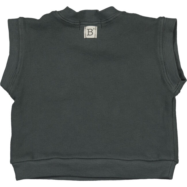 Sleeveless Sweatshirt, Grey - Shirts - 2