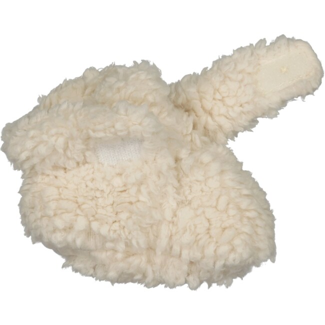 Fuzzy Booties, Cream - Booties - 3