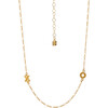 Women's XO Woven Double Charm Necklace - Necklaces - 1 - thumbnail