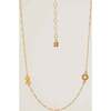 Women's XO Woven Double Charm Necklace - Necklaces - 3