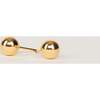 Women's Gold Ball Studs, Large - Earrings - 3