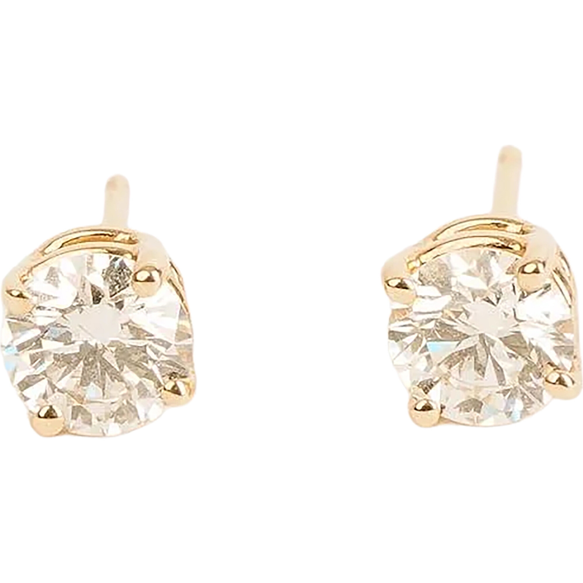 Women's Classic Diamond Stud Earrings - Earrings - 1