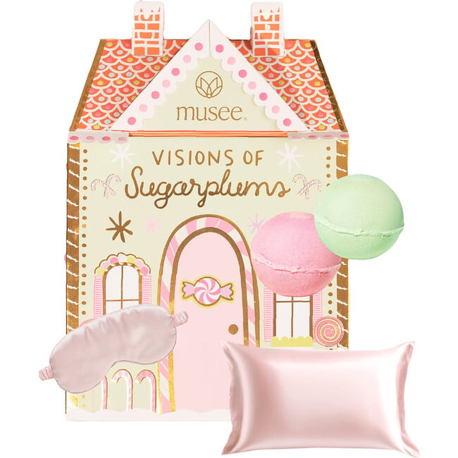 Visions of Sugarplum Bath Balm, Pillowcase & Eye Mask Set