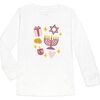 Hanukkah Doodle Long Sleeve Shirt, White - Shirts - 1 - thumbnail