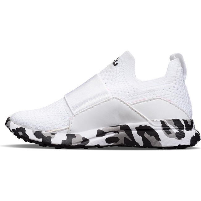 Kids Techloom Bliss Sneakers, Black, White & Leopard - Sneakers - 2