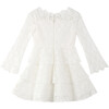 Wonderland Embroidered Dress, Ivory - Dresses - 2