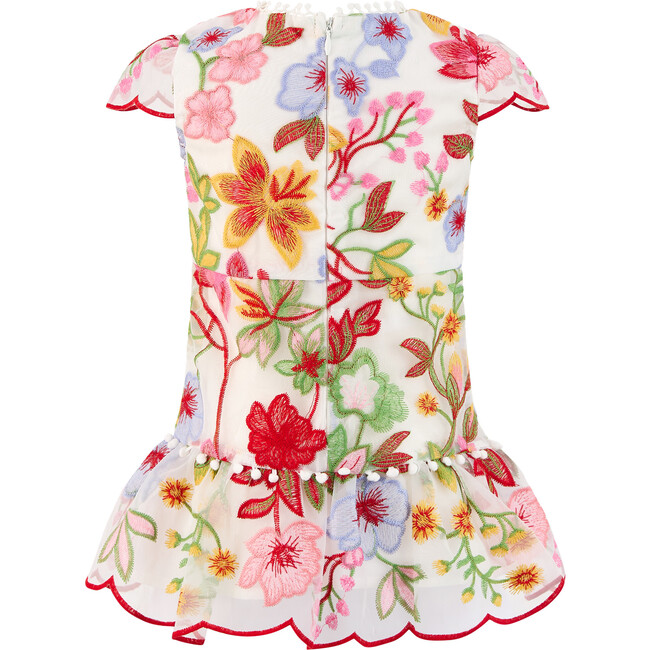 Merry Embroidered Dress Baby, Floral - Dresses - 2