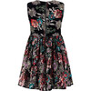 Mistletoe Sequin Dress, Floral - Dresses - 2