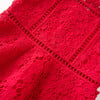 Wonderland Embroidered Dress Baby, Red - Dresses - 5