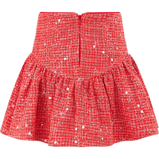 Jingle Skirt, Red - Skirts - 2