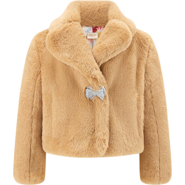 Frosty Fur Jacket, Beige