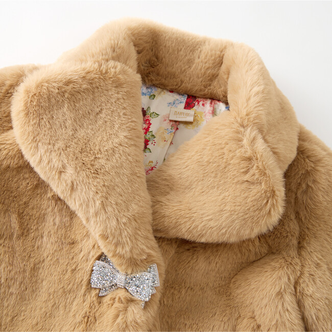 Frosty Fur Jacket, Beige - Jackets - 3