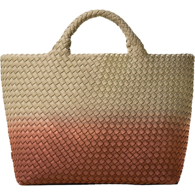 Women's St. Barths Dip-Dyed Hand-Woven Neoprene Medium Tote, Java