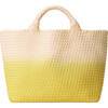 Women's St. Barths Medium Handwoven Tote Dip Dyed, Ginkgo - OS - Bags - 1 - thumbnail